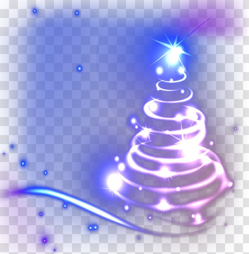 Christmas Tree Light - Decoration - Cool Vector Material Transparent PNG