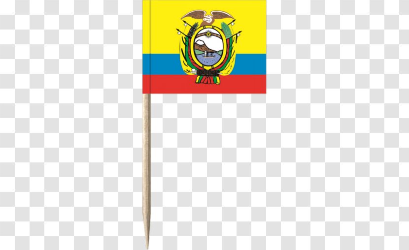 Ecuador Line Flag - Yellow Transparent PNG