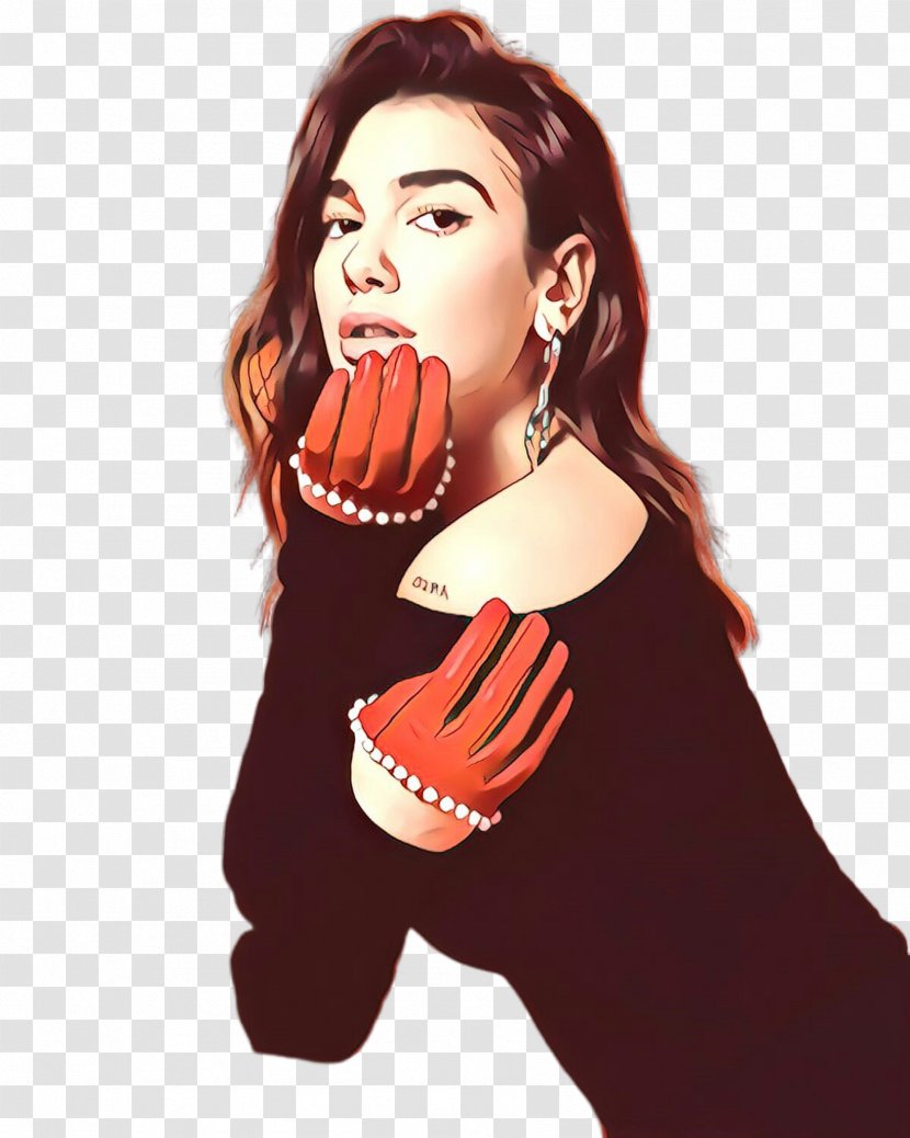 Dua Lipa Music Download Glove New Love - Cartoon - Singing Shout Transparent PNG