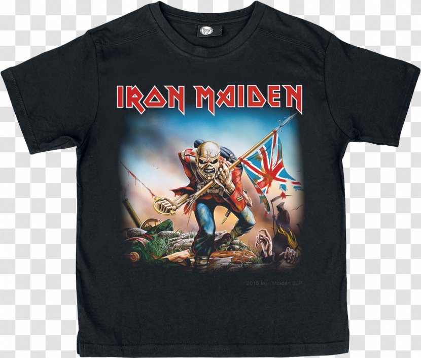 The Trooper Iron Maiden Eddie T-shirt Live After Death - Number Of Beast Transparent PNG