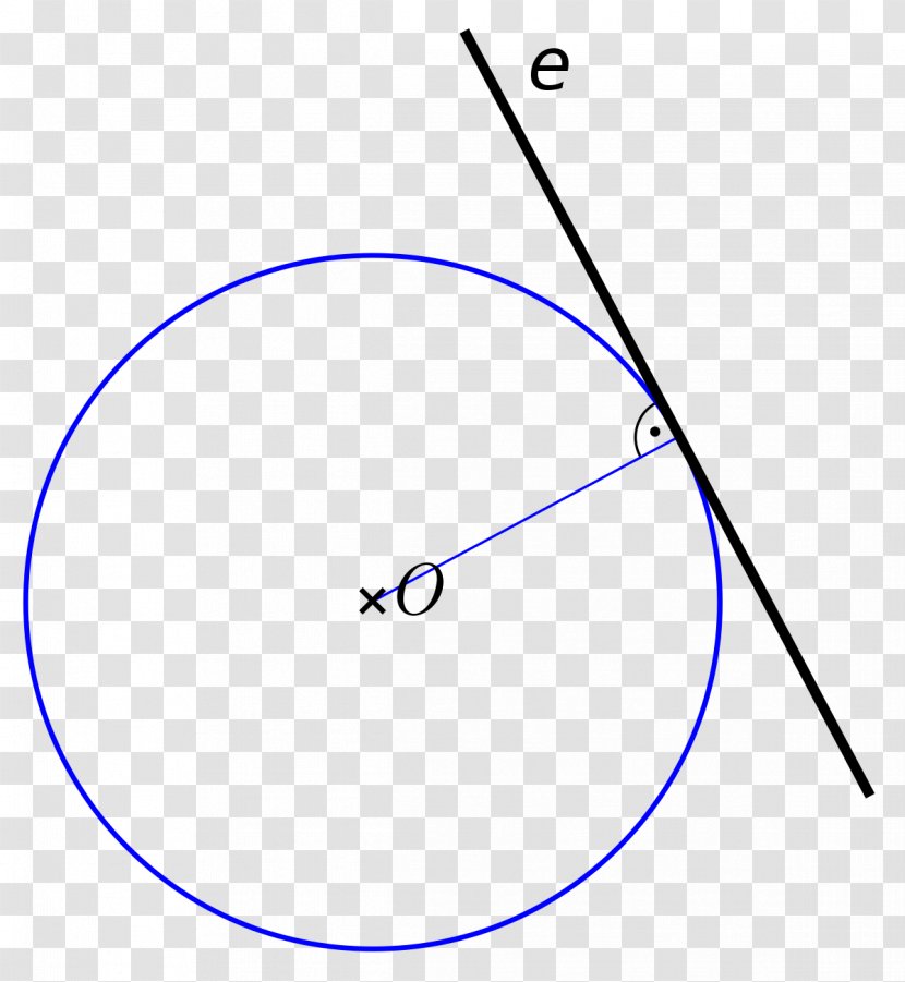 Circle Line Tangent Point Angle - Mathematics - Suo Transparent PNG