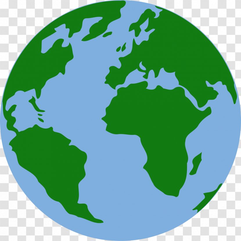 Globe World Earth Clip Art - Antique Transparent PNG