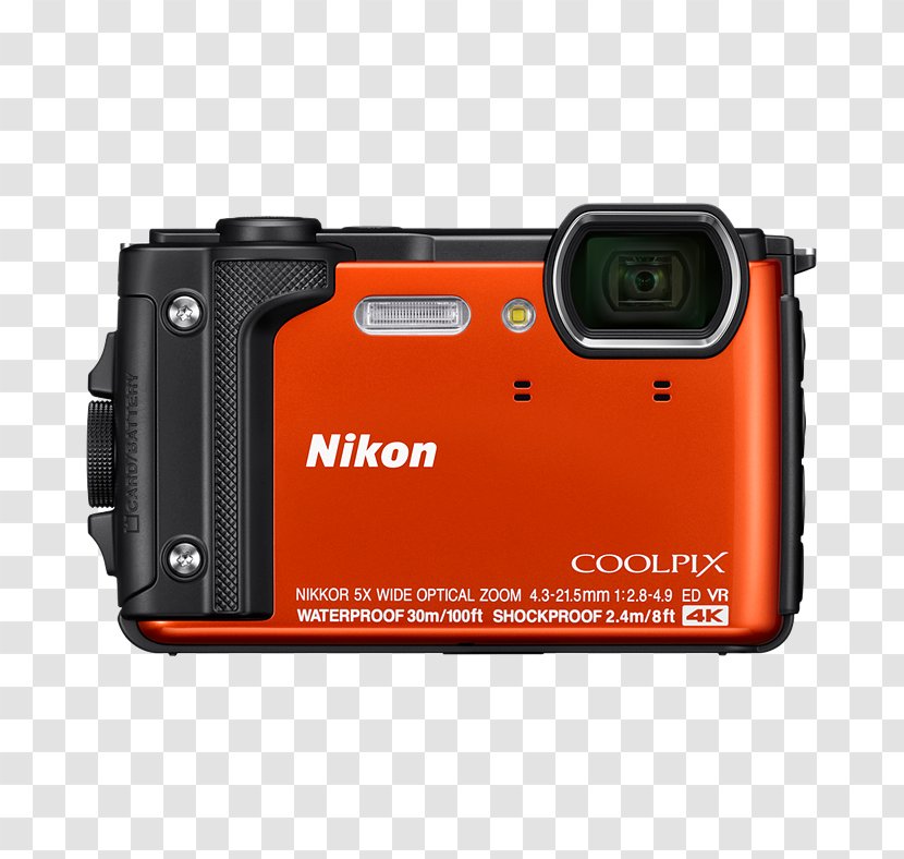 Point-and-shoot Camera Nikon Photography Zoom Lens - Digital Cameras - 4k Transparent PNG