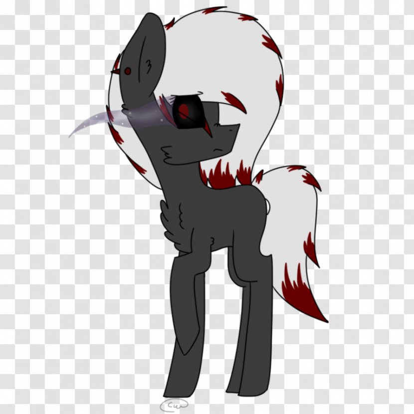 Pony Demon Drawing - Silhouette Transparent PNG