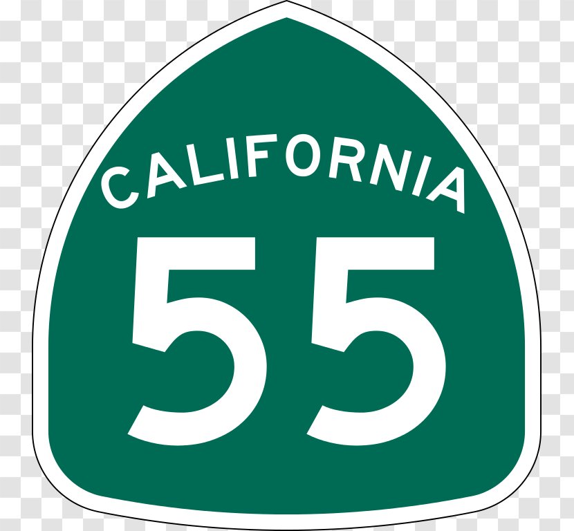 California State Route 55 1 60 73 91 - Highway - Road Transparent PNG