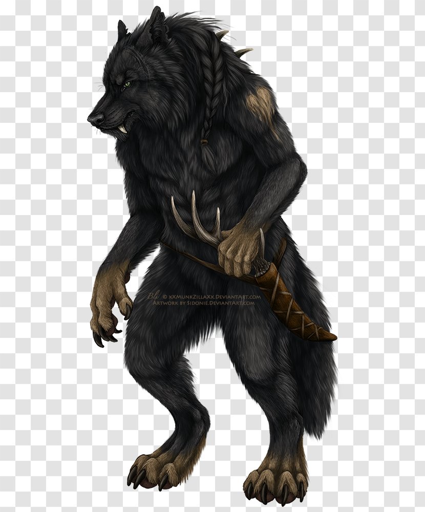 Werewolf DeviantArt Gray Wolf YouTube - Bear Transparent PNG