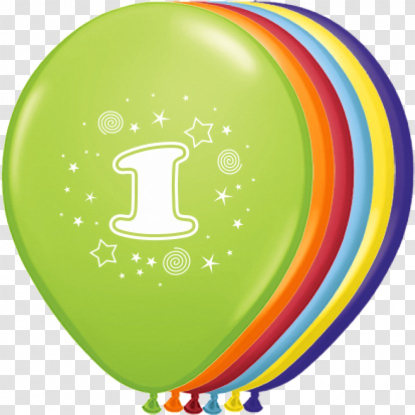 Balloon 99 Luftballons Line Number Font - Green Transparent PNG
