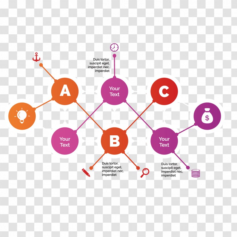 Chart Venn Diagram Infographic - Point - PPT Business Decoration Transparent PNG