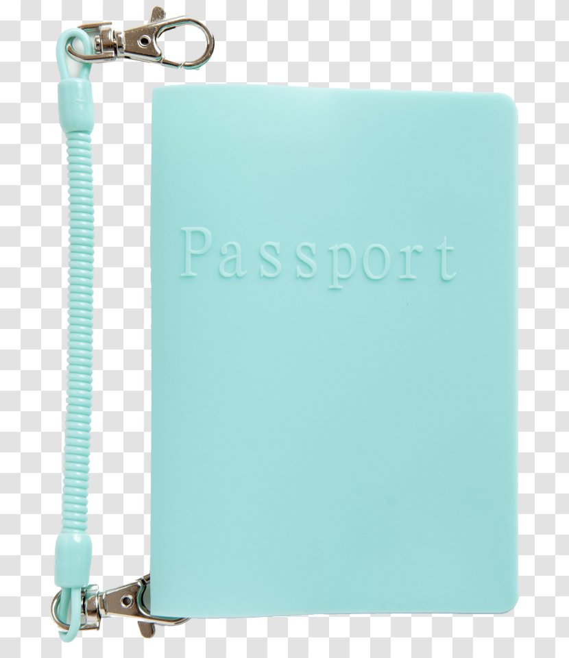 Turquoise Teal - Passport Hand Bag Transparent PNG