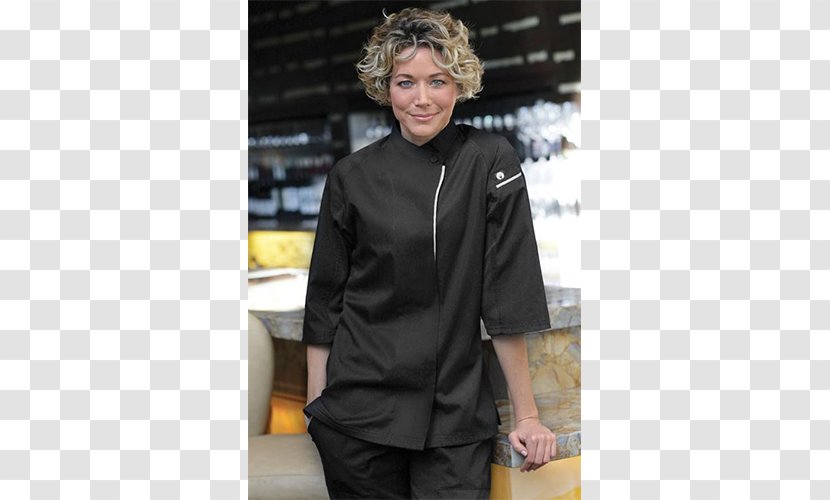 Chef's Uniform Cook Sleeve Jacket - Clothing - Chef WOMEN Transparent PNG