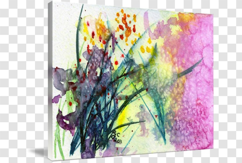 Watercolor Painting Flower Art - Artwork - Pink Transparent PNG