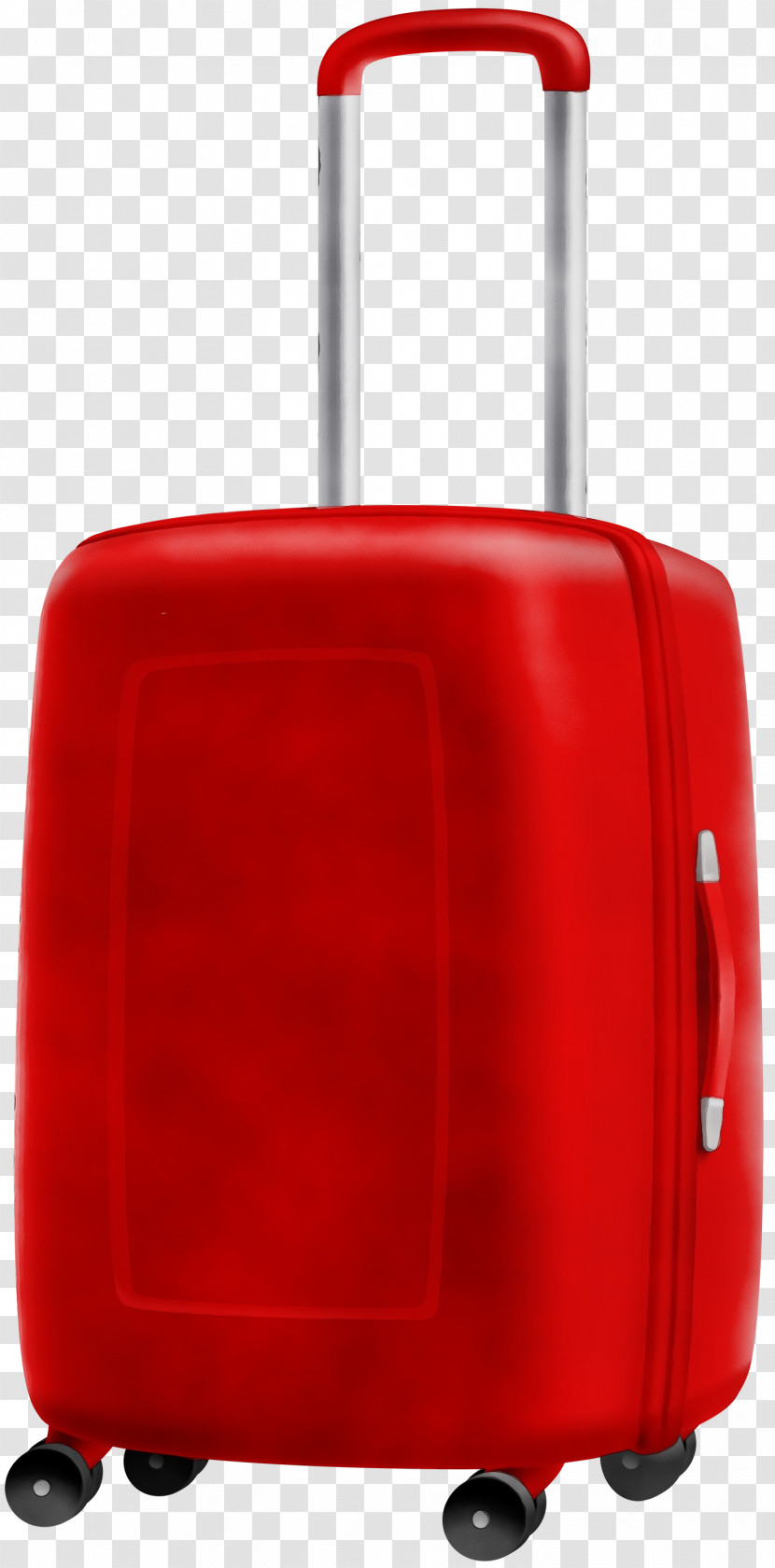 Red Suitcase Hand Luggage Baggage Luggage And Bags Transparent PNG