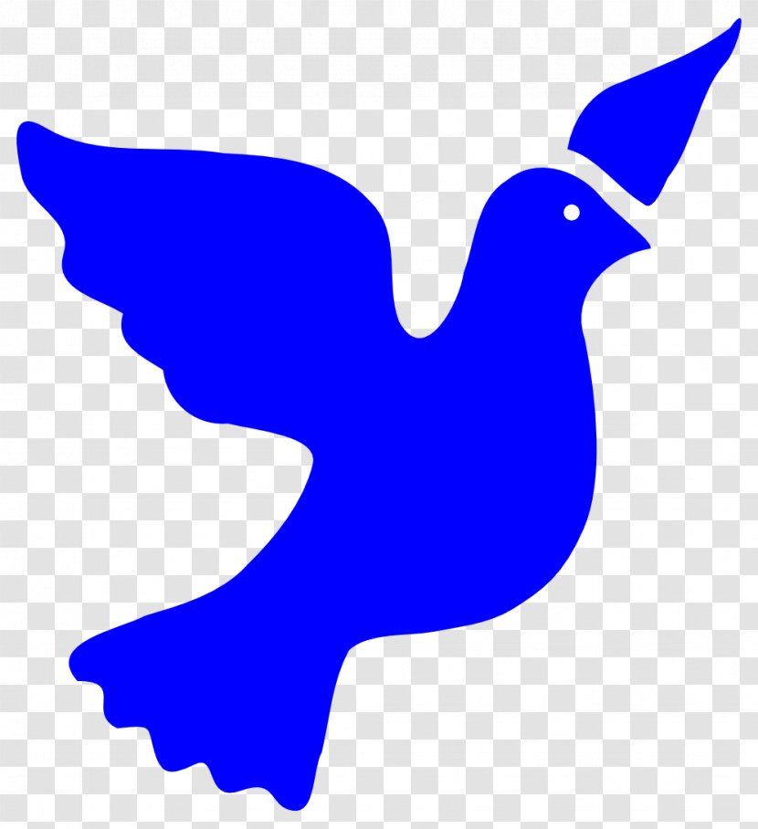 Columbidae Doves As Symbols Clip Art - Black And White - DOVE Transparent PNG