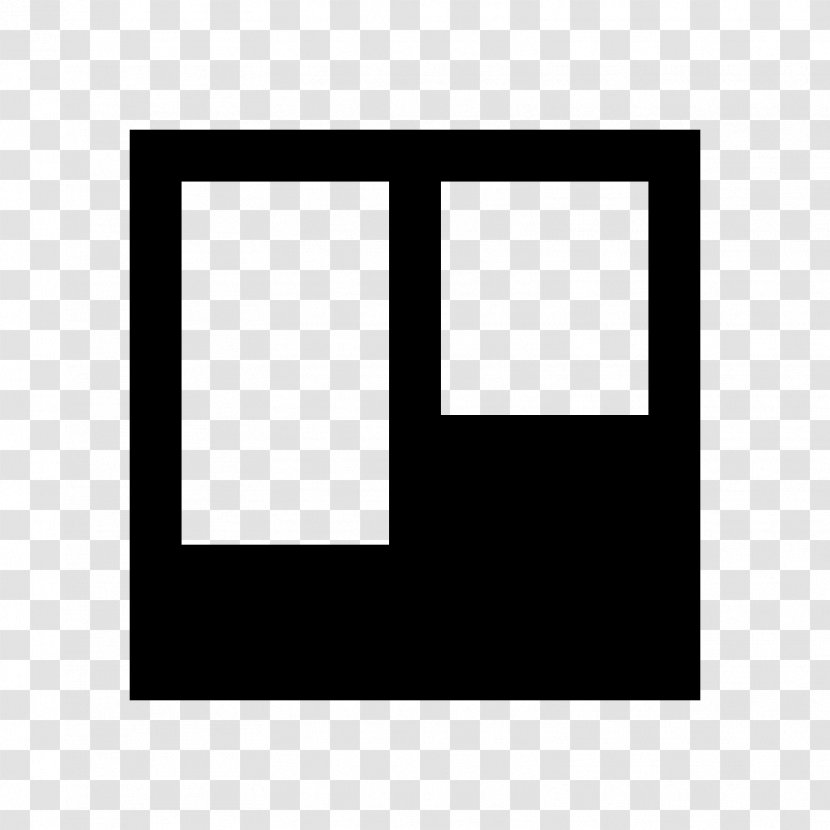 Rectangle Black And White - Logo Transparent PNG