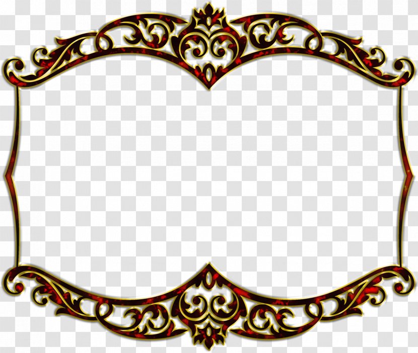 Borders And Frames Clip Art - Gold Frame Transparent PNG