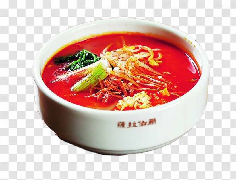 Korean Cuisine Borscht Chinese Canh Chua - Recipe - Flour Flammulina Beef Soup Transparent PNG