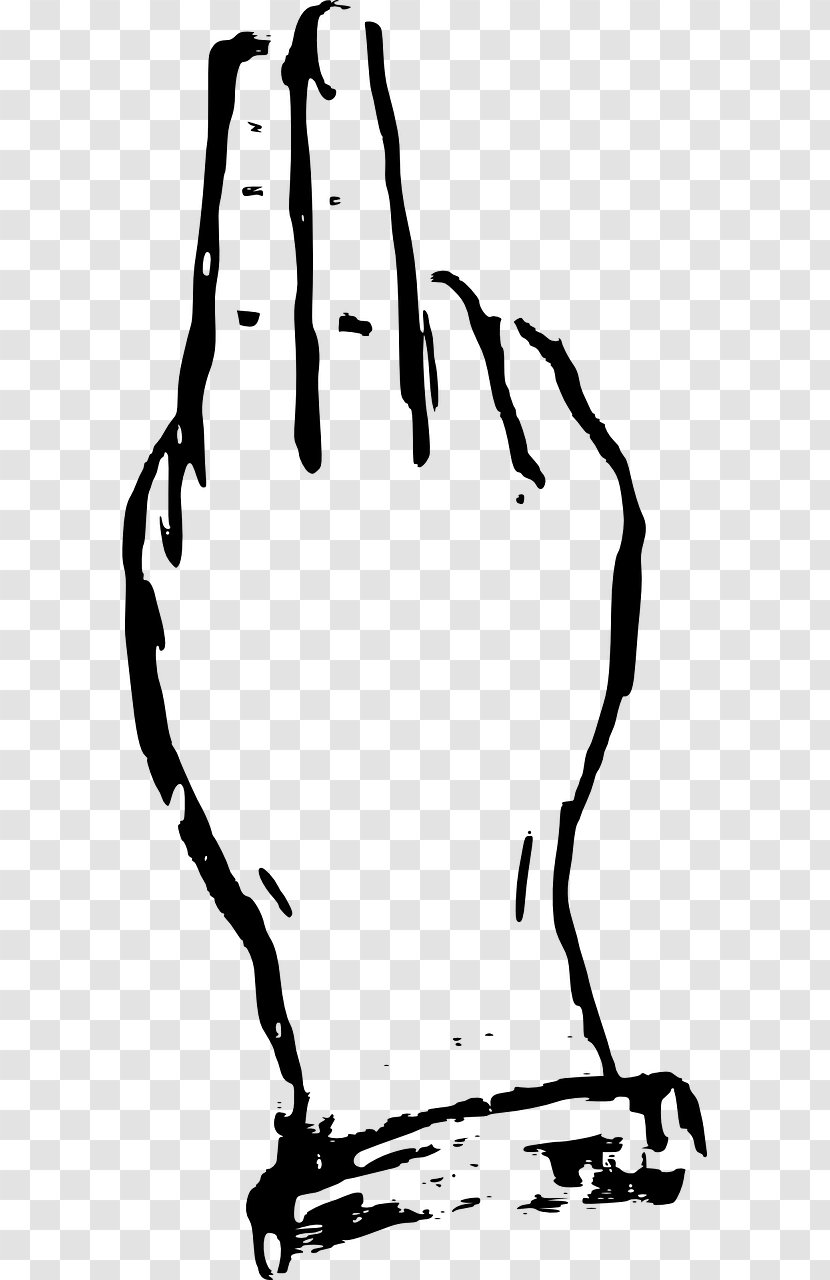 Deaf Culture American Sign Language Disability Clip Art - Black - Hand Transparent PNG