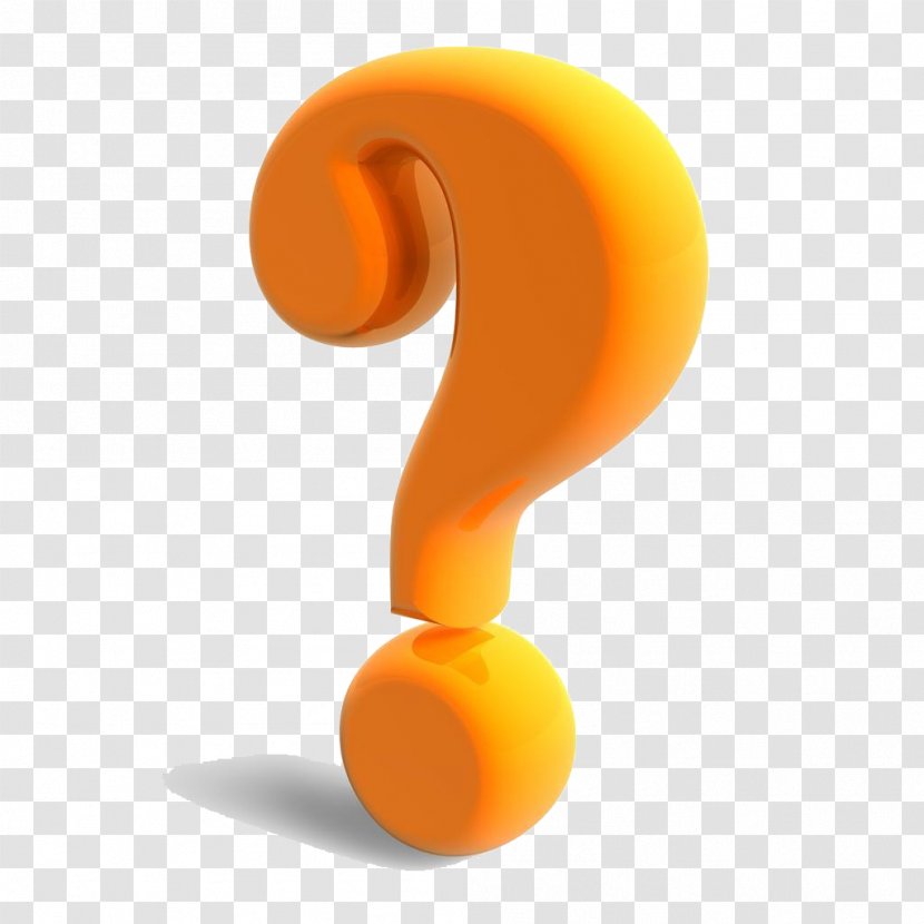 Question Mark Check Icon - Information - Orange Transparent PNG