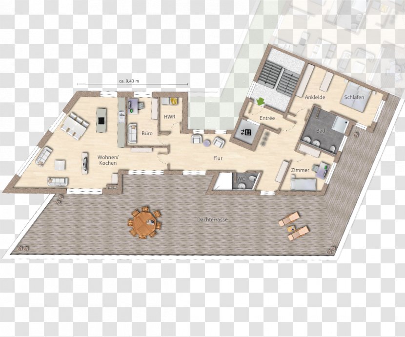 Window Floor Plan Penthouse Apartment - Area - Ted Mosby Transparent PNG