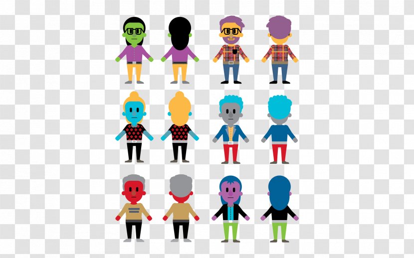 Group Of People Background - Gesture - Crowd Transparent PNG