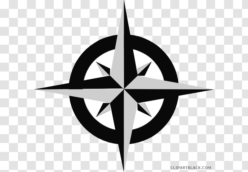 North Clip Art Vector Graphics Compass Rose - Symbol Transparent PNG