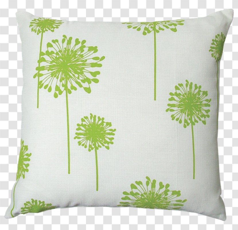 Throw Pillows Cushion - Green - Waterproof Flower Transparent PNG