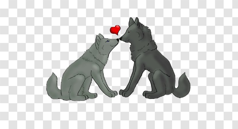 Cat Gray Wolf Line Art Painting - Sketch Transparent PNG