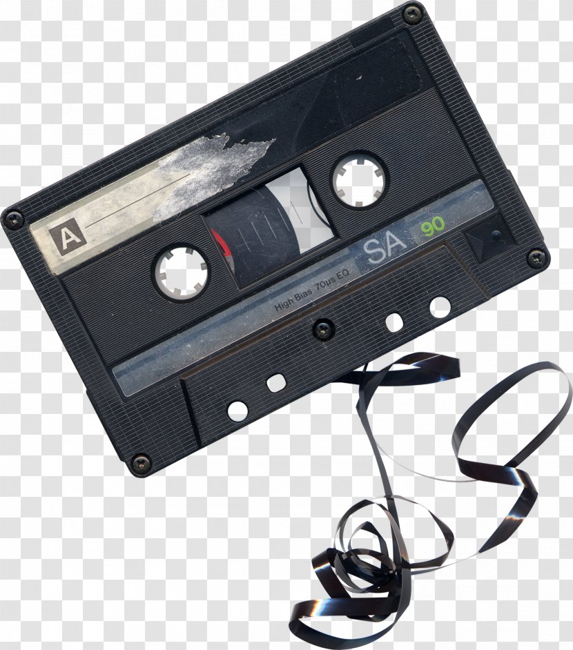 Compact Cassette Magnetic Tape Disc Sound Recording And Reproduction - Electronics Accessory Transparent PNG