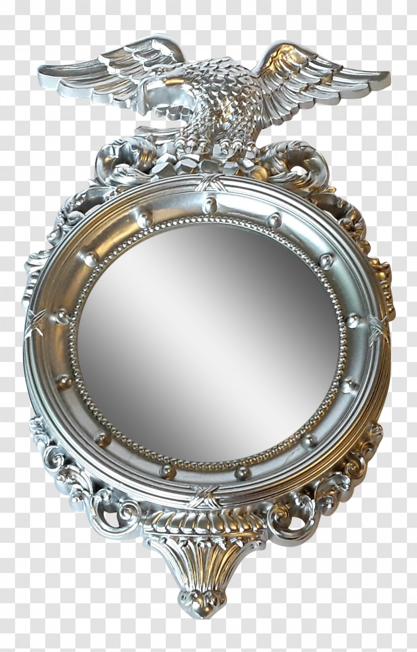 Curved Mirror Silver Konvexspiegel Ispilu Ganbil - Oval Transparent PNG