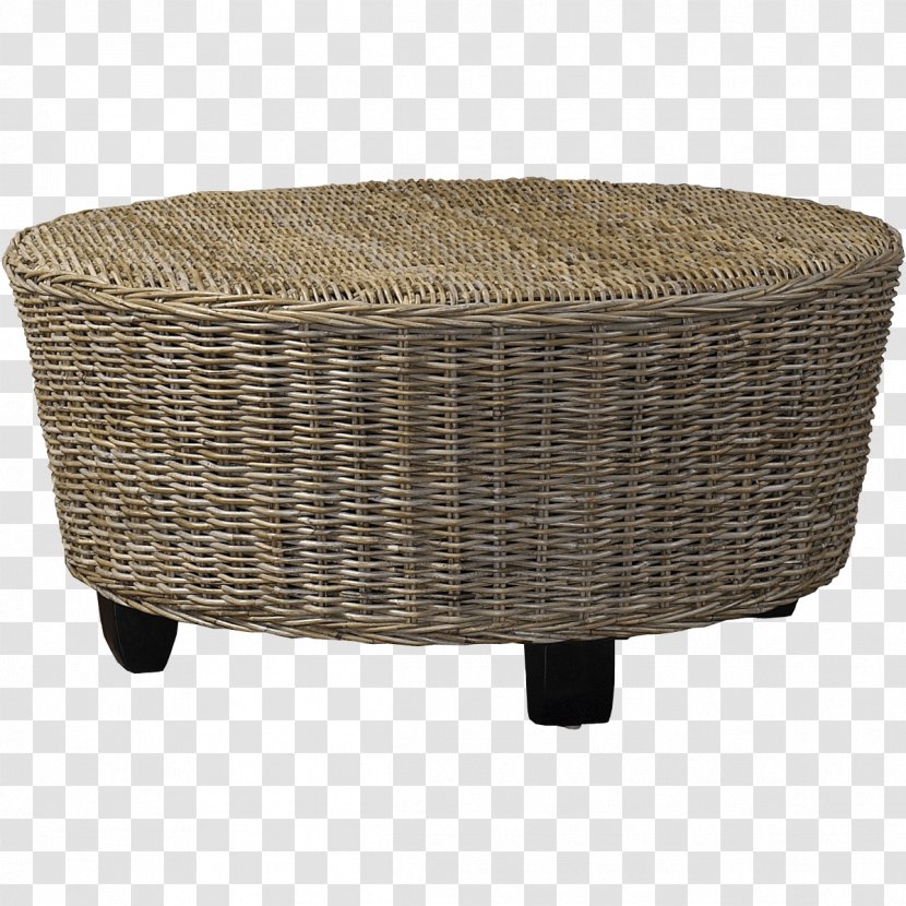 Coffee Tables Foot Rests Wicker Furniture - Table Transparent PNG