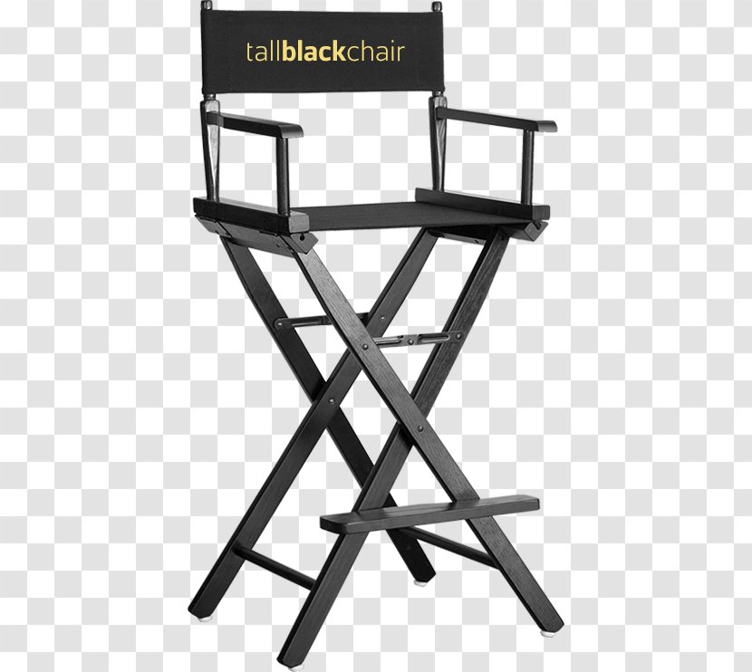 Bedside Tables Director's Chair Furniture - Folding - Black Directors Transparent PNG