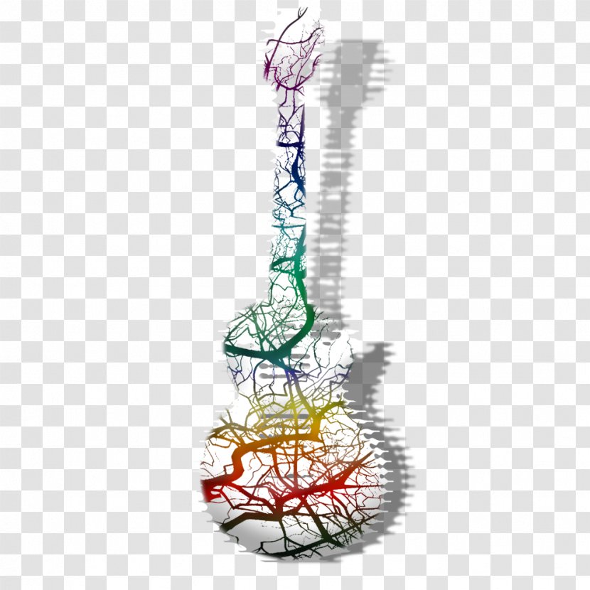 Bass Guitar Musical Instrument - Watercolor - Creative Transparent PNG