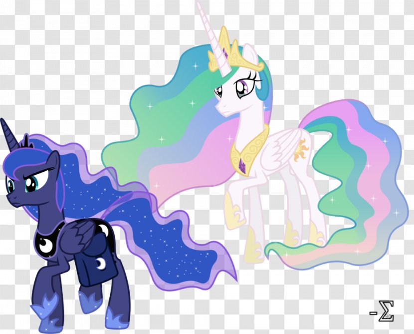 Princess Luna Celestia Twilight Sparkle Applejack - Horse Transparent PNG