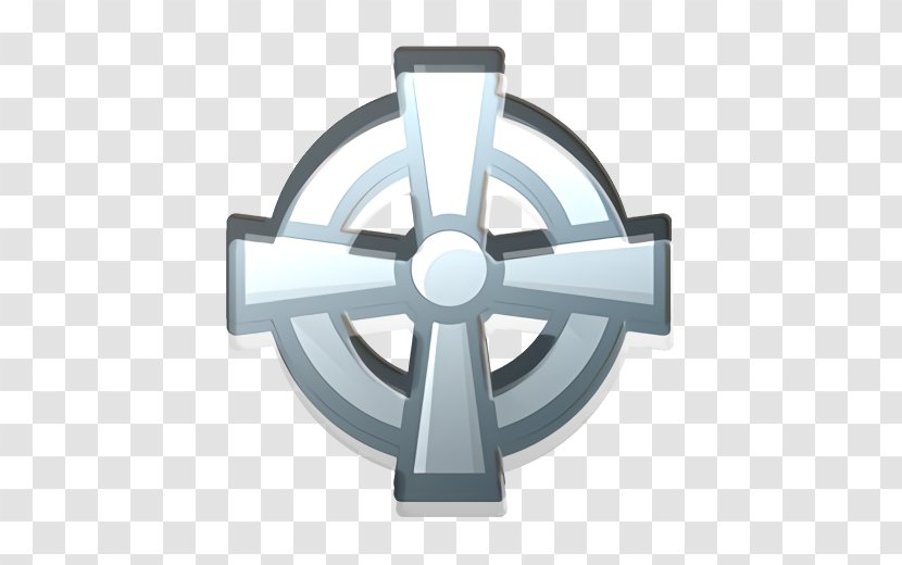 Cross Icon - Logo - Metal Auto Part Transparent PNG