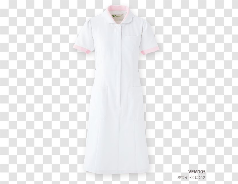 Neck Collar Sleeve Dress - Nurse Uniform Transparent PNG