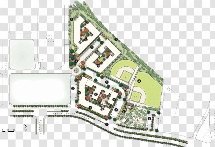 Urban Design Land Lot Line - Plan Transparent PNG