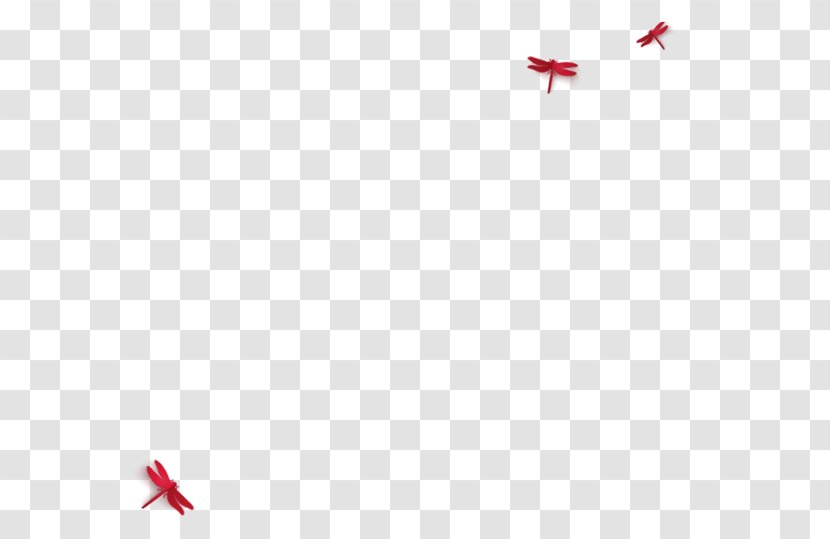Line Angle Point Red Pattern - Rectangle - Floating Dragonfly Transparent PNG