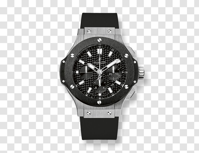 Hublot Automatic Watch Chronograph Diamond - Strap Transparent PNG