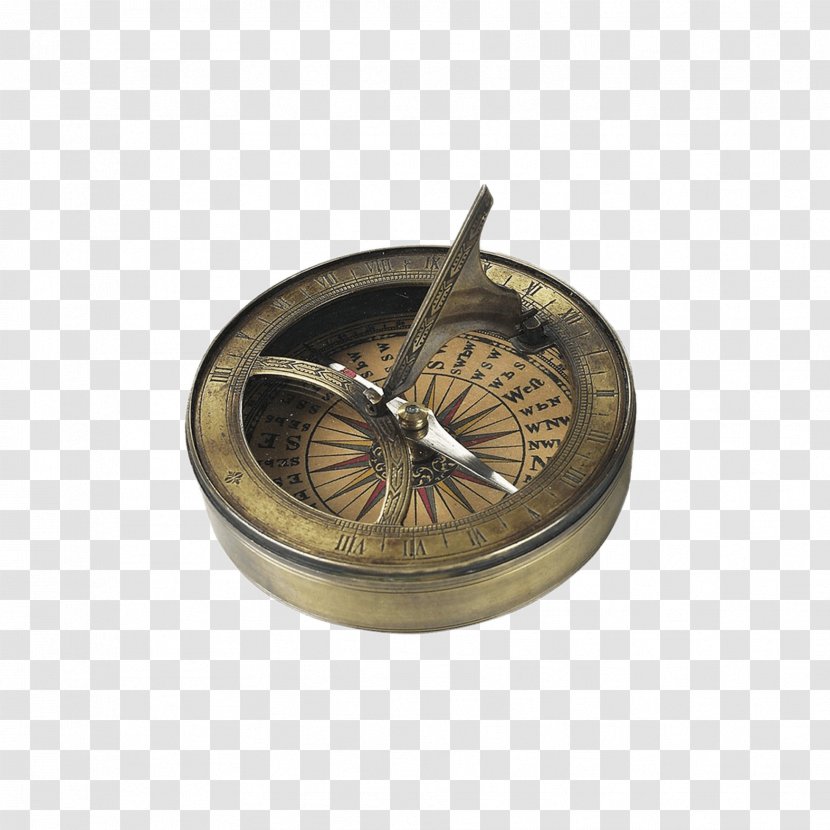 Sundial 18th Century Compass Gnomon Transparent PNG