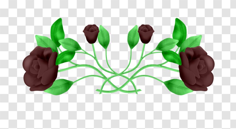 Petal Flower Chocolate Illustration - Green Transparent PNG