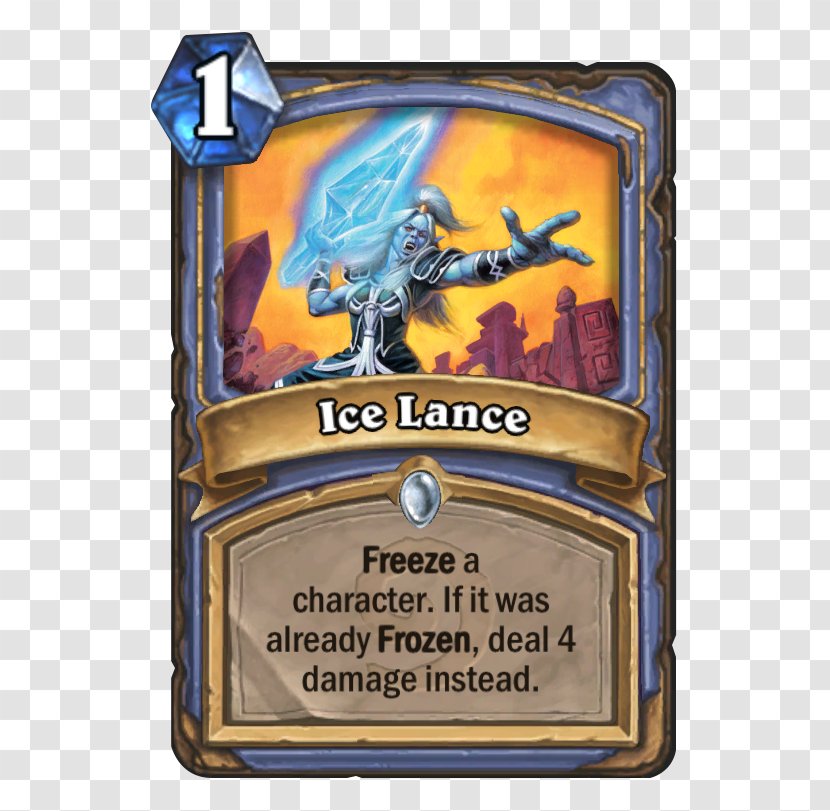 Curse Of Naxxramas Ice Lance Barrier Game Power Overwhelming - Hearthstone - Breakdance Freeze Transparent PNG