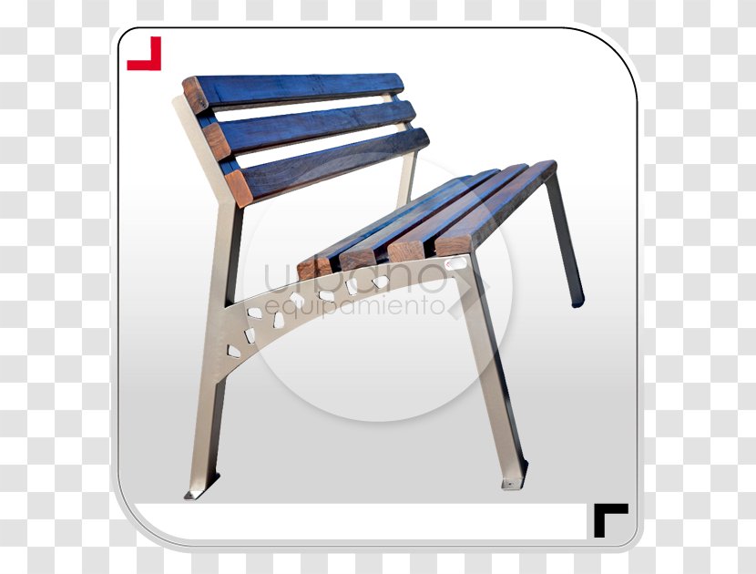 Chair Line Garden Furniture - Steel - Mobiliario Urbano Transparent PNG