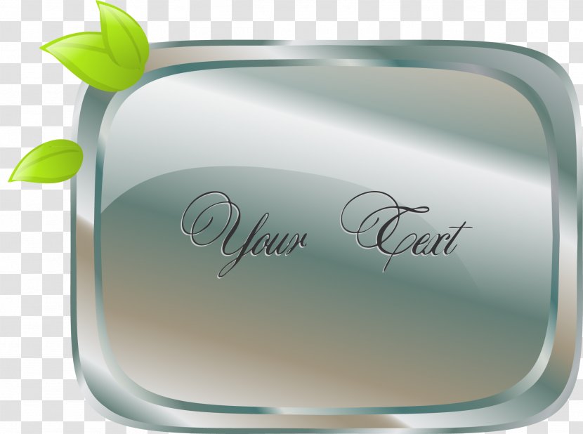 Glass Rectangle Font - Vector Creative Soap Transparent PNG