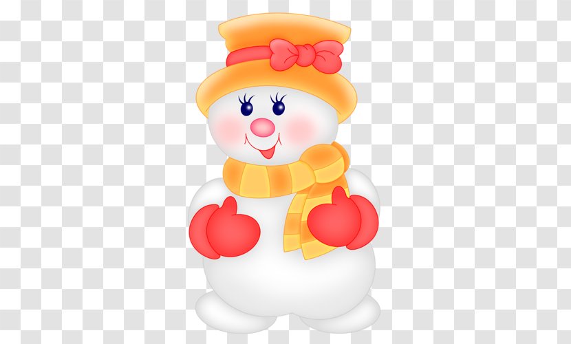Animaatio Snowman Doll Christmas - Orange - Snow Transparent PNG