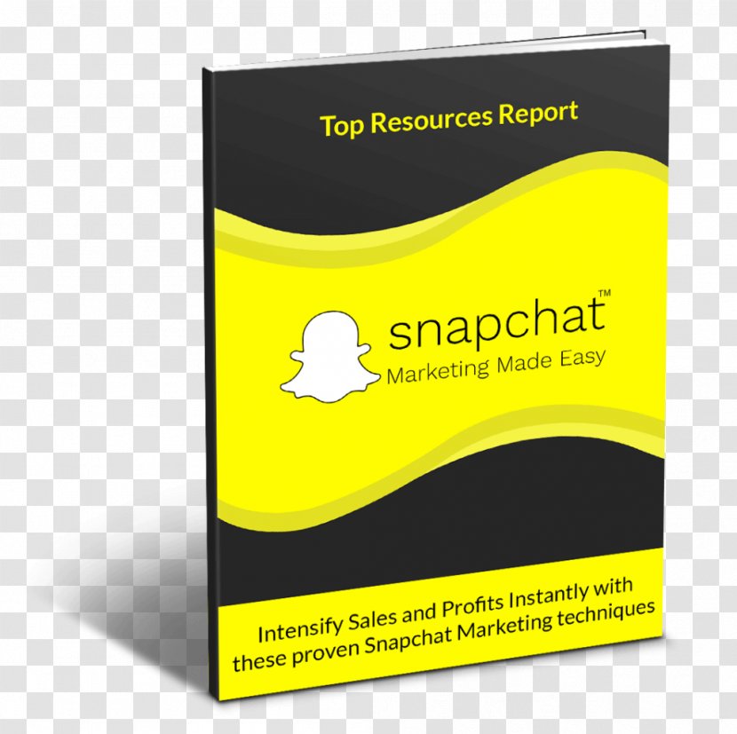 Brand Font - Yellow - Snapchat Book Transparent PNG