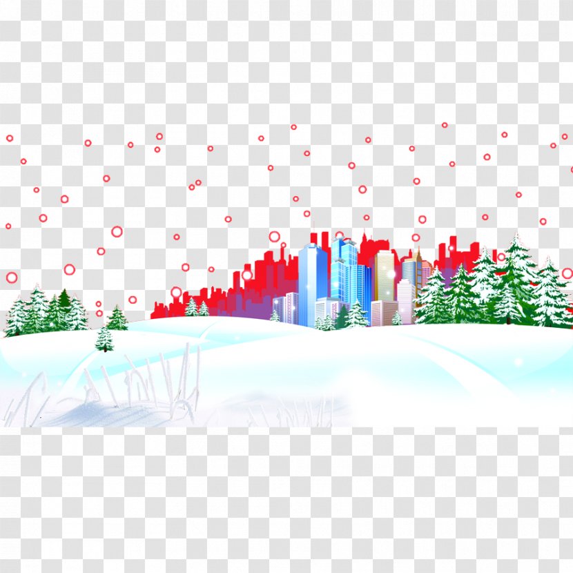 Desktop Wallpaper - Sky - Hand-painted Scenery Snow Transparent PNG