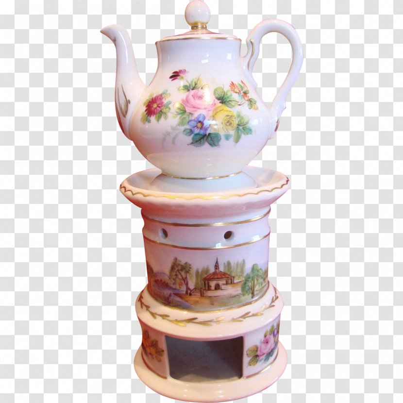 Jug Coffee Cup Porcelain Lid Mug - Vase - Hand Painted Teapot Transparent PNG