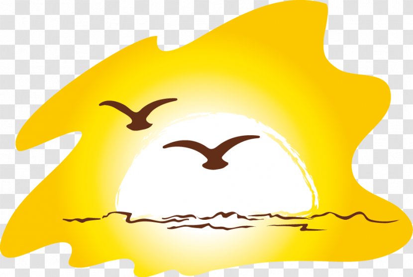 Tourism Sunset Clip Art - Happiness - At Sea Transparent PNG