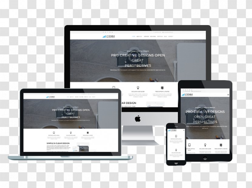 Responsive Web Design WordPress WooCommerce Template System Theme - Multimedia - Exquisite Shading Transparent PNG