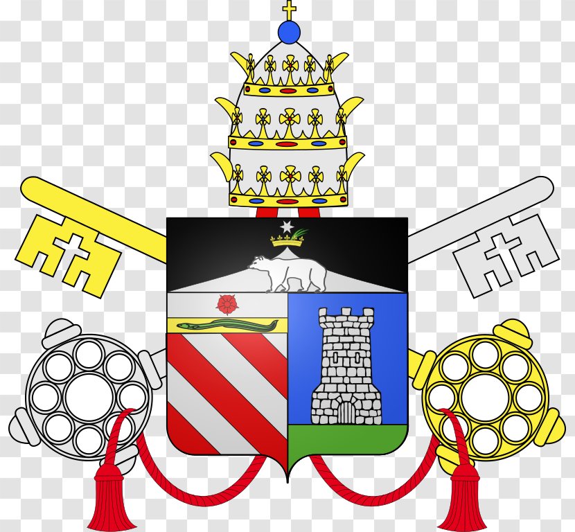 Papal Conclave Vatican City Coats Of Arms Pope Coat - Yellow - Material Transparent PNG